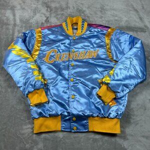 Headgear Classics Jacket Men's Medium Crenshaw Mamba Mentality Kobe Blue Satin